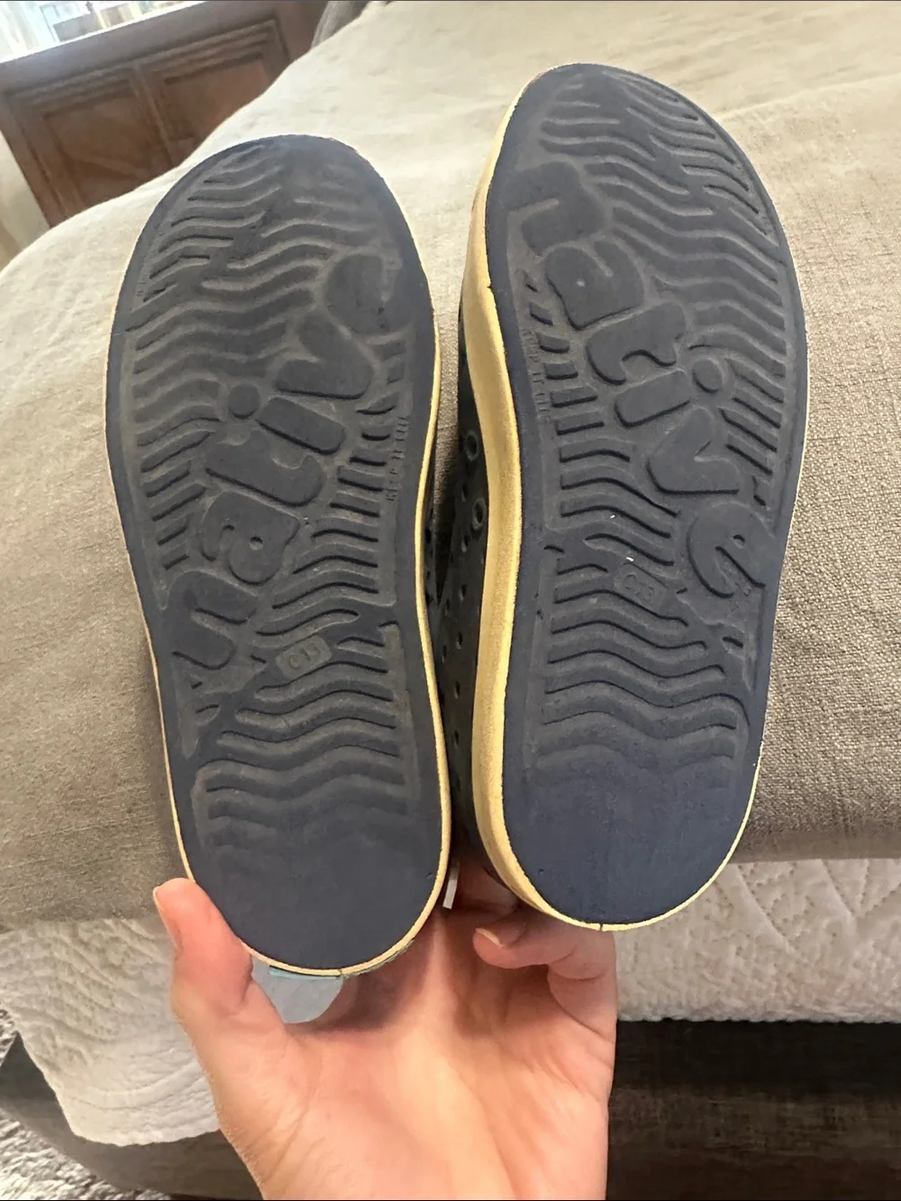 Native Kids navy shoes